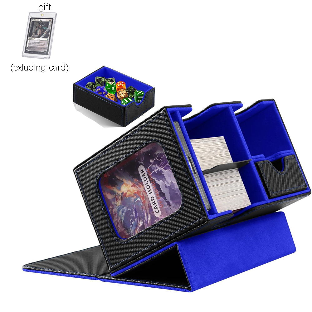 Sports Equipment Storage - Trading Card Deck Case Leather Magnetic