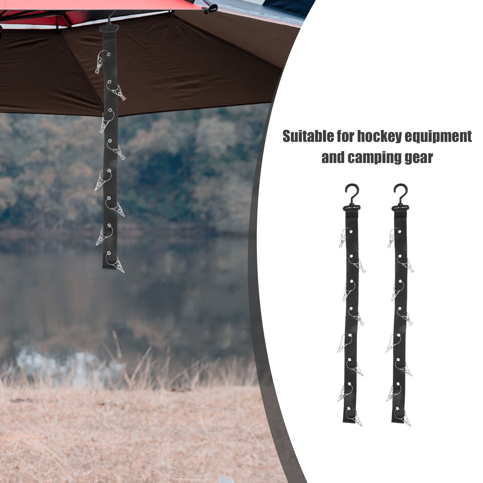 2Pcs Hanging Drying Rack Porta – обзор и цена Sports Equipment Rack