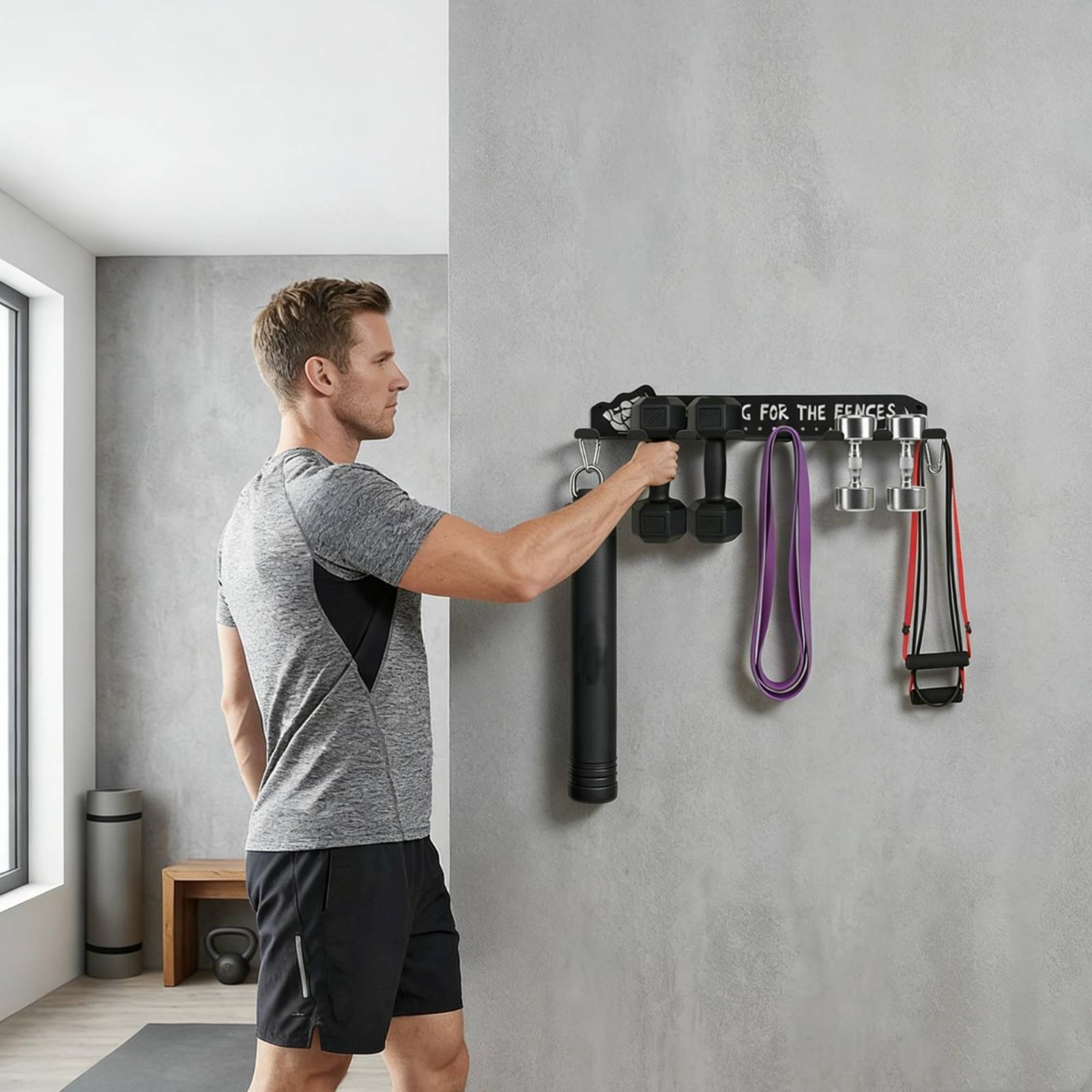 8 Hook Sports Equipment Rack H – обзор и цена Sports Equipment Rack