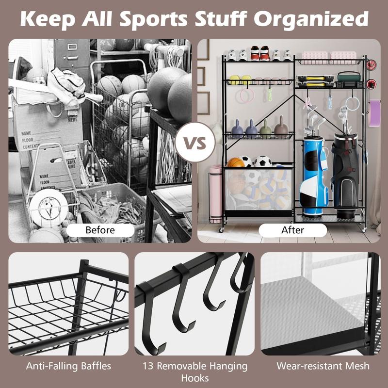 Sports Equipment Organizer for – обзор и цена Sports Equipment Organizer Garage