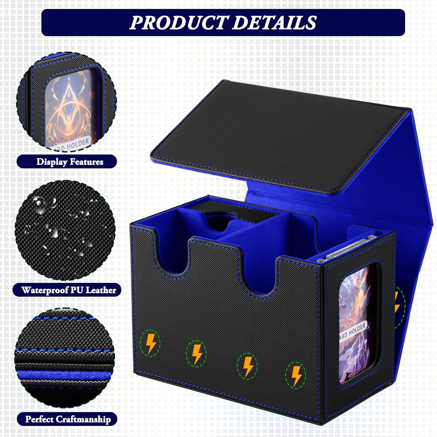 Trading Card Deck Case Leather – обзор и цена Sports Equipment Storage