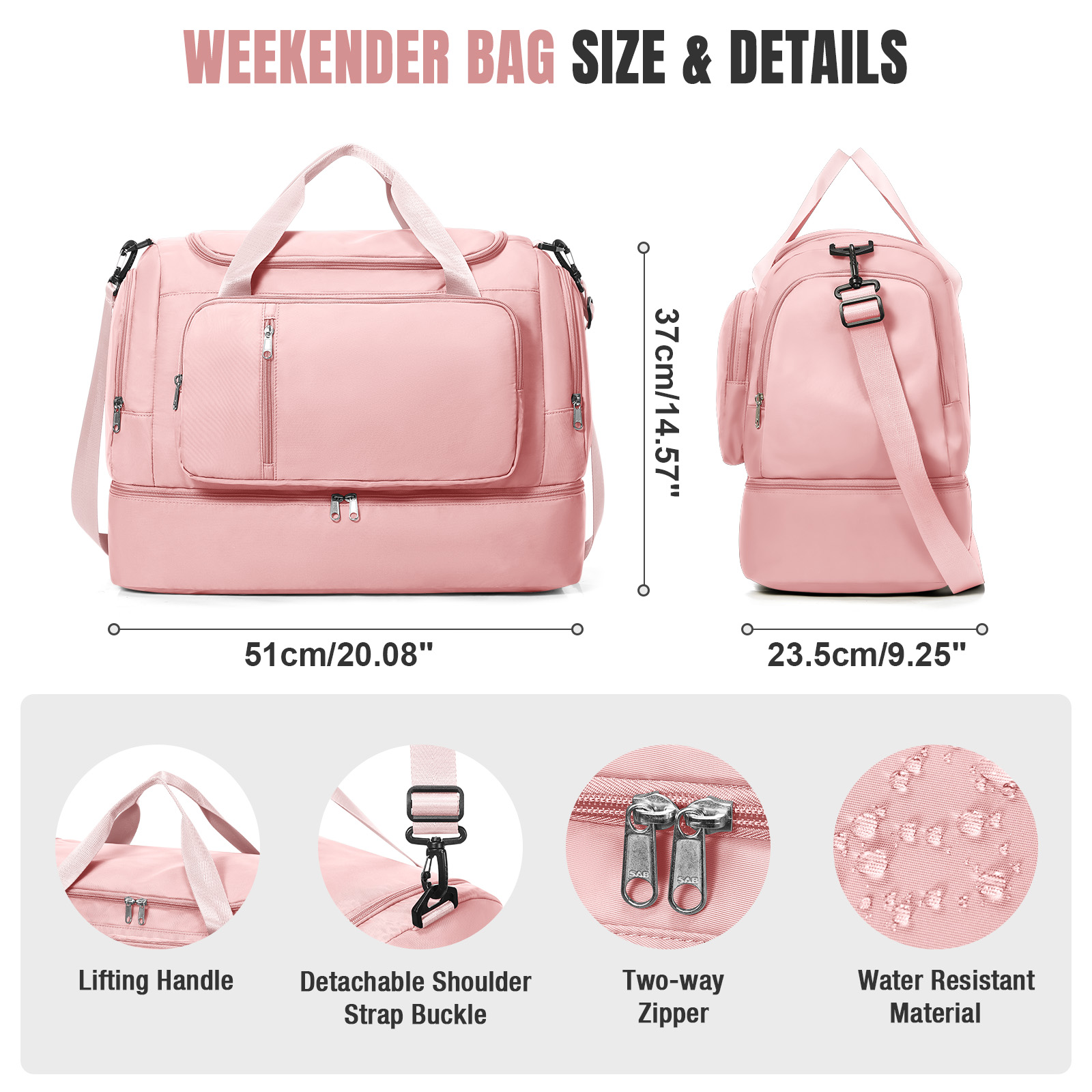 Travel Bag for  Women - Waterp – обзор и цена Sports Equipment Storage