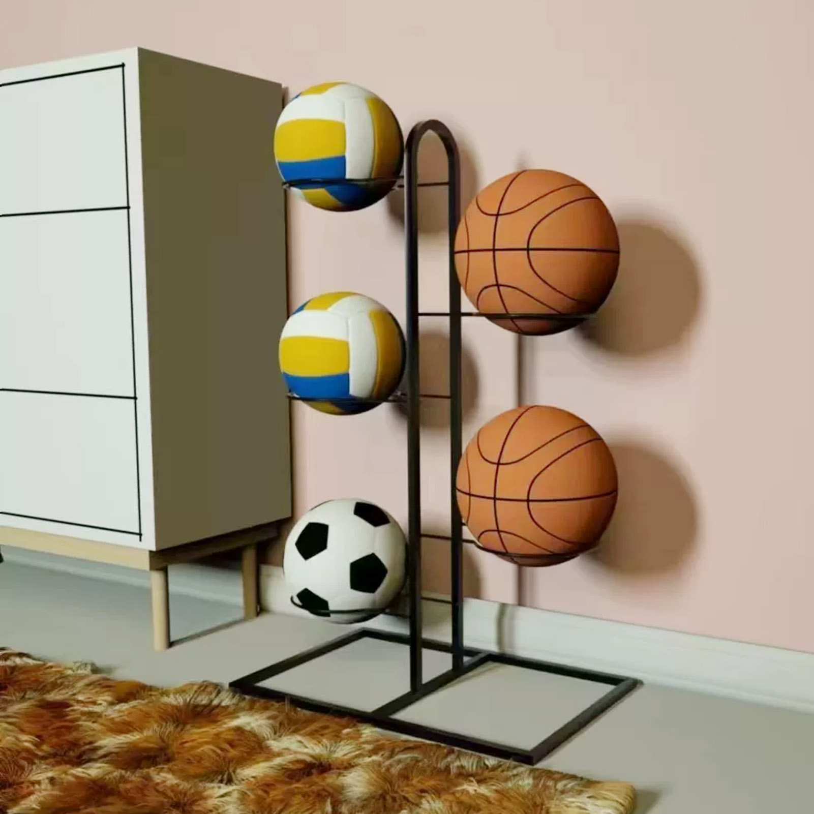 Foldable Basketball Rack Multi – обзор и цена Sports Equipment Rack